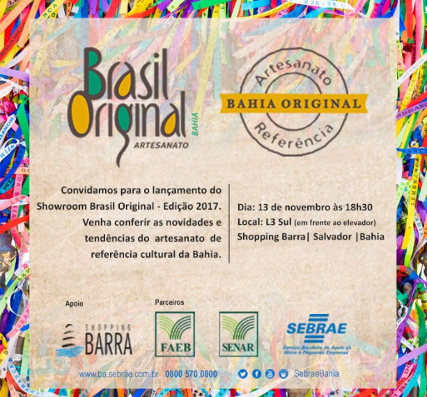 Showroom de artesanato baiano é aberto ao público neste mês de novembro em Salvador