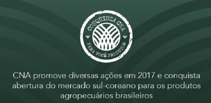 CNA conquista abertura de negociações com a Coreia do Sul