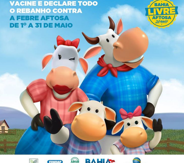 Produtores tem até o dia 31 de maio para vacinar o rebanho contra a febre aftosa