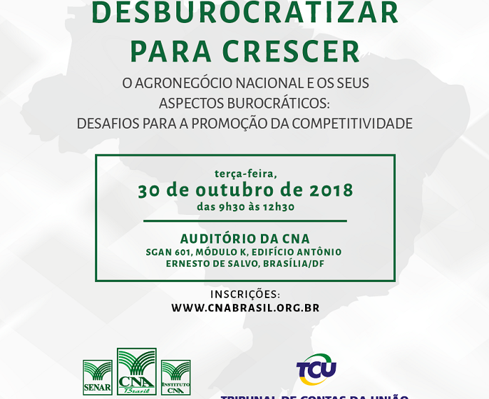 Estudo da CNA vai mostrar como a burocracia afeta o Agro
