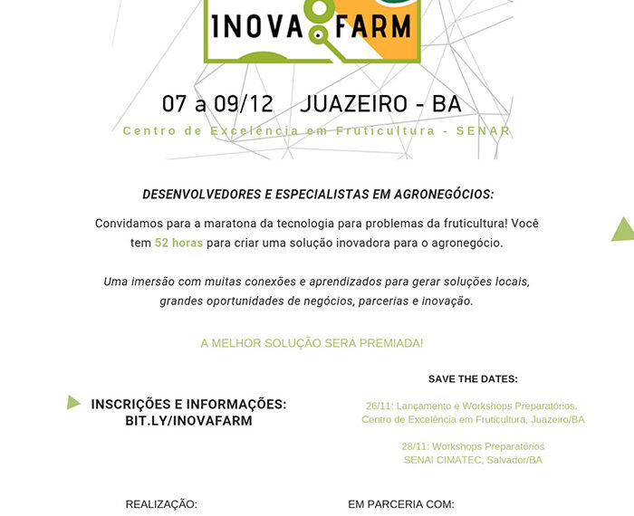 Evento fomenta criação de soluções inovadoras para fruticultura baiana, no Vale do São Francisco