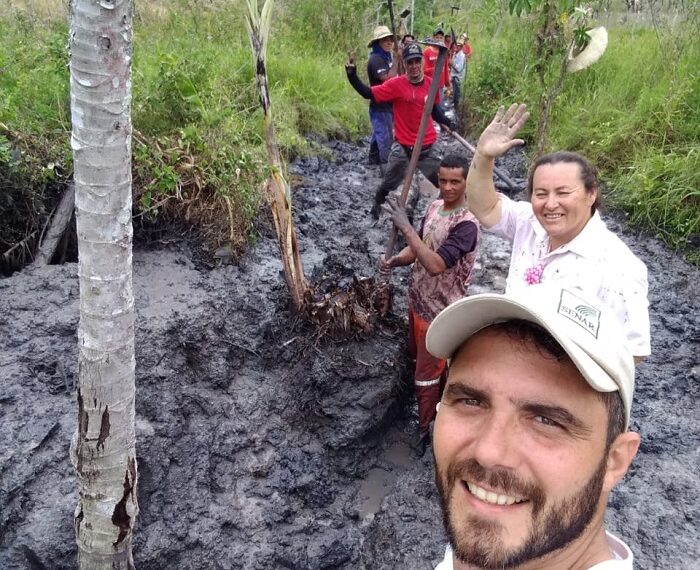 Dia de Campo de Recuperação de Nascentes em propriedade assistida pelo Pro-Senar Bovinocultura de Leite de Antônio Gonçalves