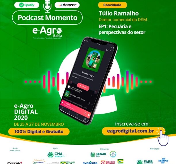 Ouça o Podcast Momento e-Agro!