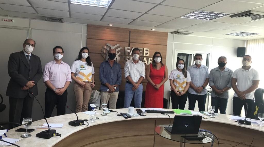 Reunião na sede do Sistema Faeb/Senar marca ato de assinatura do Termo de Cooperação Técnica para o Despertar