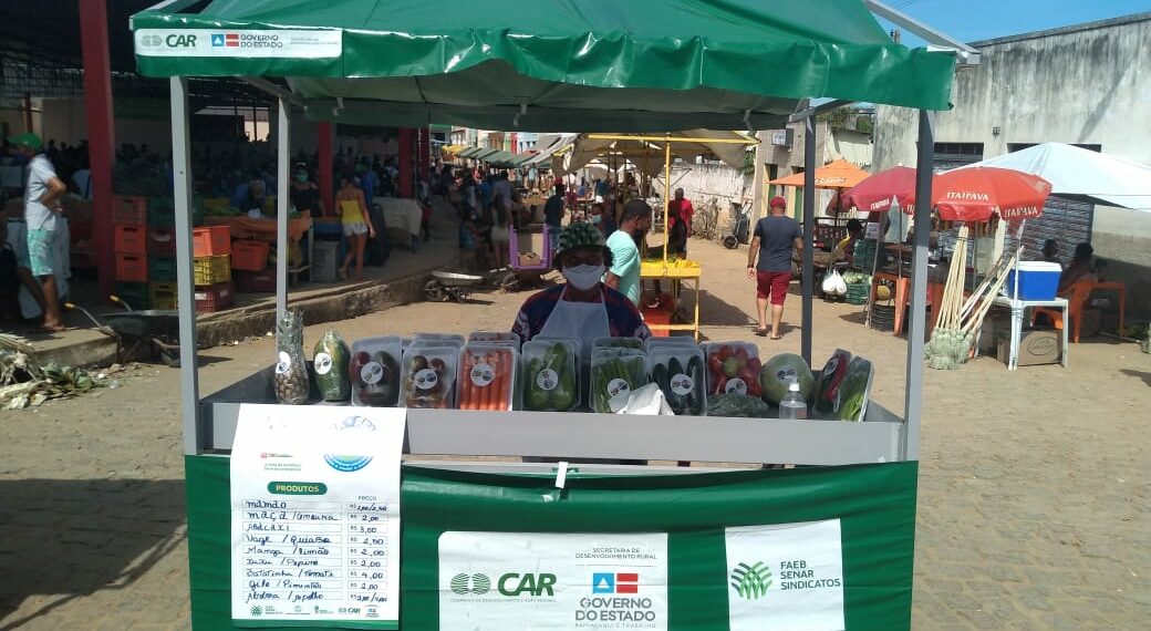 Feirantes de Santa Inês participam da Campanha Feira Segura e Viva a Feira