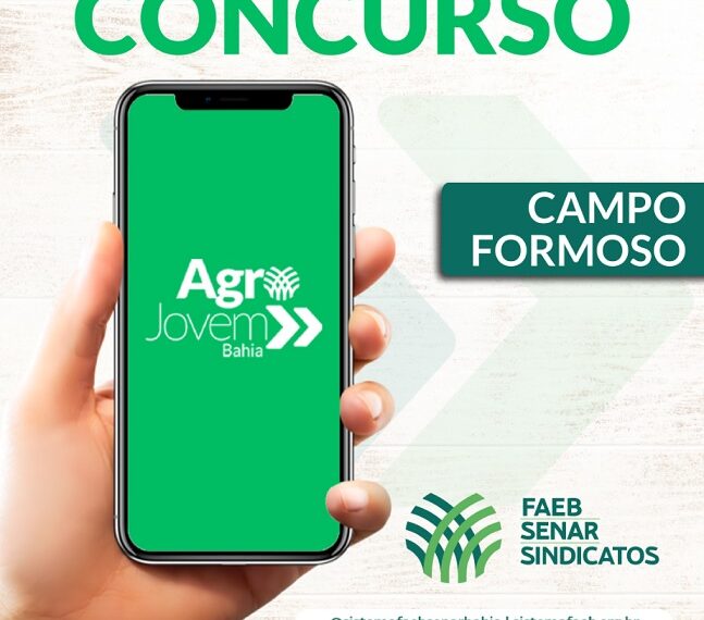 Sistema FAEB/SENAR lança edital do concurso do programa AgroJovem no município de Campo Formoso