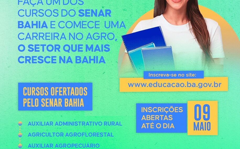 Programa Educar Para Trabalhar oferece sete cursos da área rural