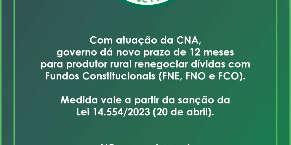 CONQUISTA CNA: Renegociação Dívidas