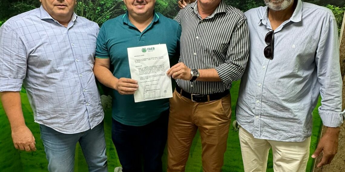 Faeb assina portaria para implantação de Sindicato de Produtores Rurais em Campo Alegre de Lourdes
