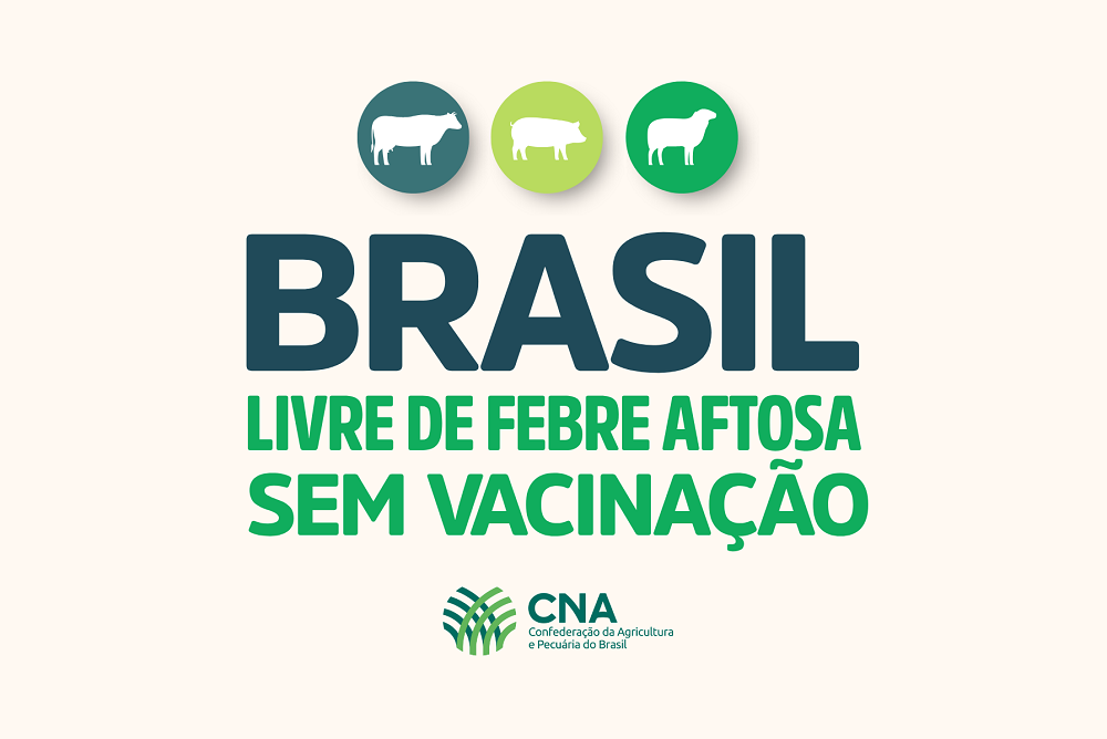 Brasil livre de febre aftosa sem vacinação