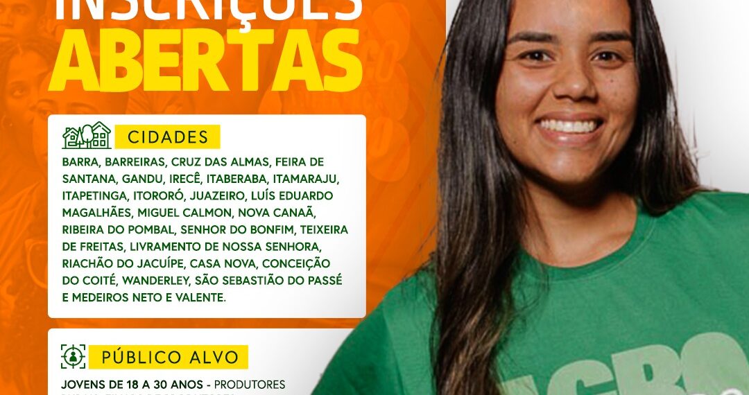 Confira o edital da 2ª edição do Programa Faeb/Senar Jovem