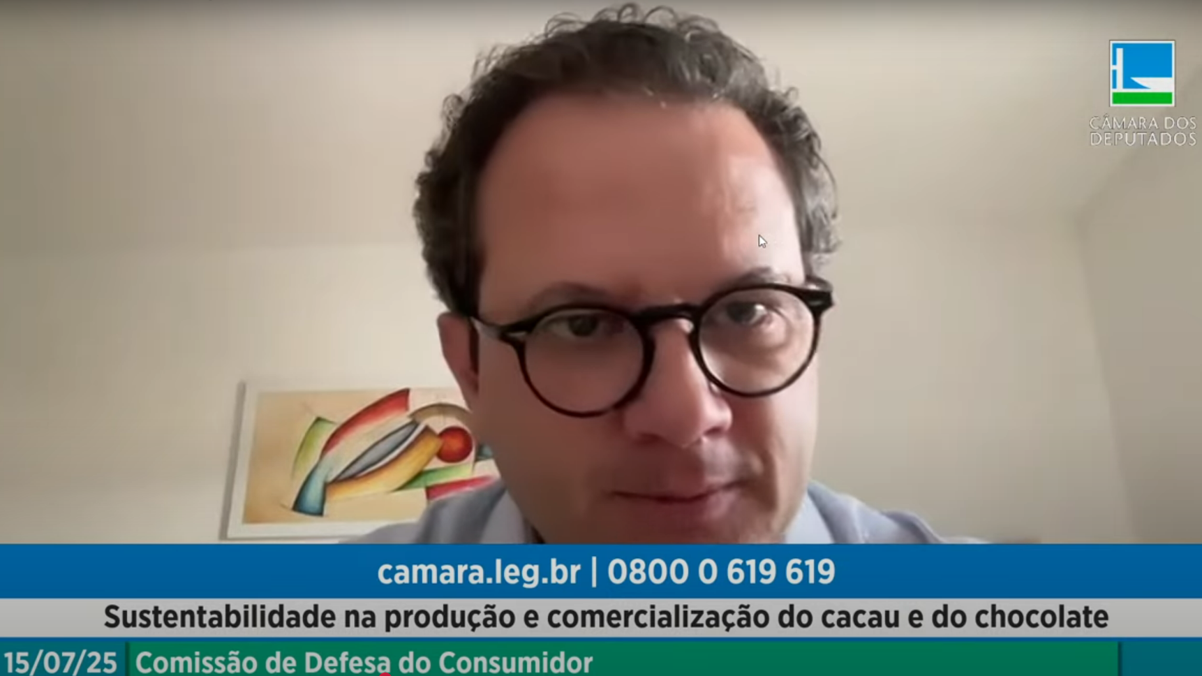 Guilherme Moura (Faeb) em audiência pública sobre o cacau