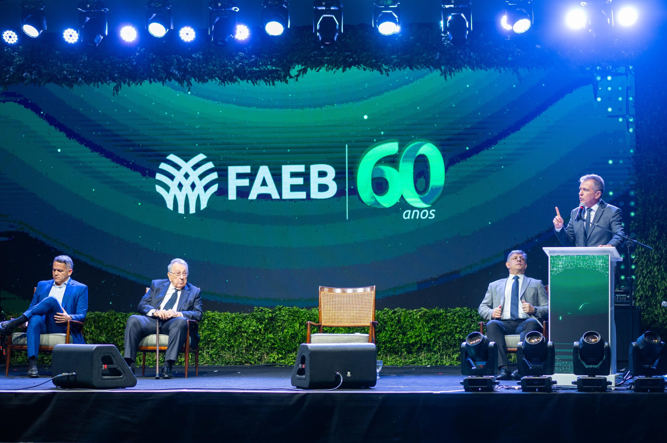 Faeb celebra 60 anos em noite histórica com lideranças do agro em Salvador