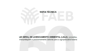 NOTA TÉCNICA FAEB- LEI GERAL DE LICENCIAMENTO AMBIENTAL (15.190/2025)