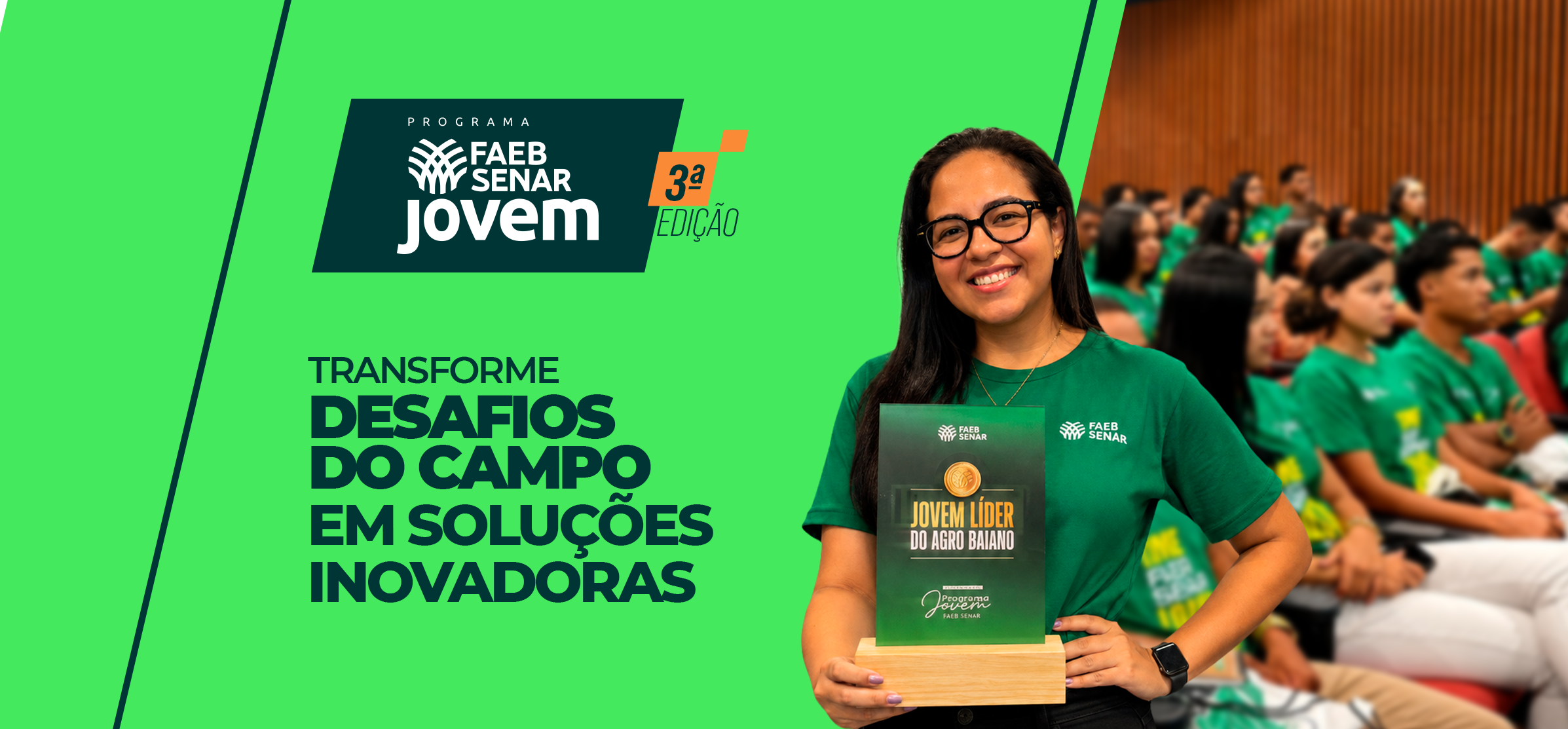 Confira o edital da 3ª edição do Programa Faeb/Senar Jovem