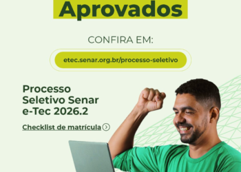 Confira a lista de aprovados para os cursos da rede e-Tec 2026.2