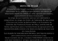 Nota de Pesar