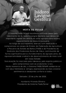Nota de Pesar